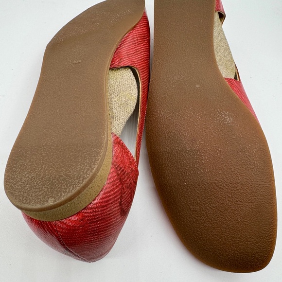 ICON Los Angeles, Red Kimono,, low heel, ballet sz 9 - Picture 8 of 10